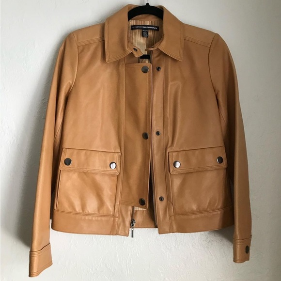 Ellen Tracy 100% leather jacket - Picture 1 of 4